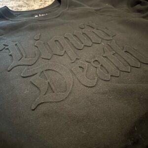 ***Brand New*** Liquid Death sweat shirt and sweat shorts set